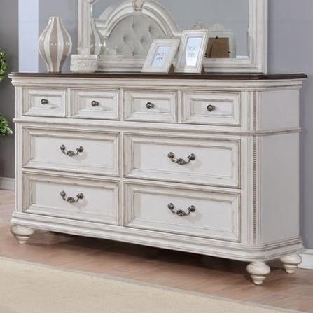 White shop chester dresser
